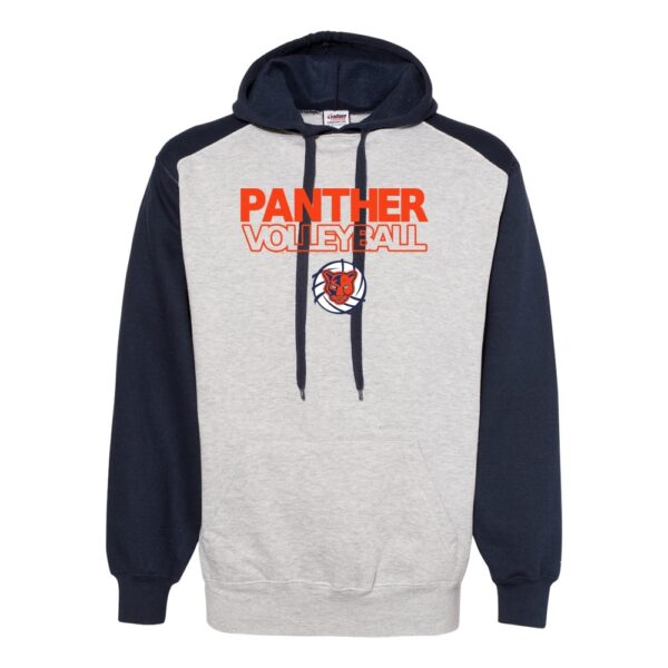 Alternative view of North Pitt Volleyball | Word Logo | Adult Athletic Fleece Sport Hood