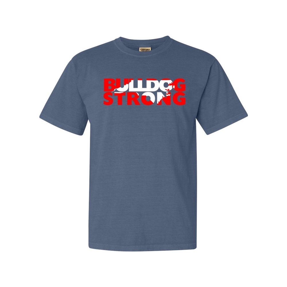 Grifton Bulldogs | Bulldog Strong Print | Comfort Colors | Multiple Colors