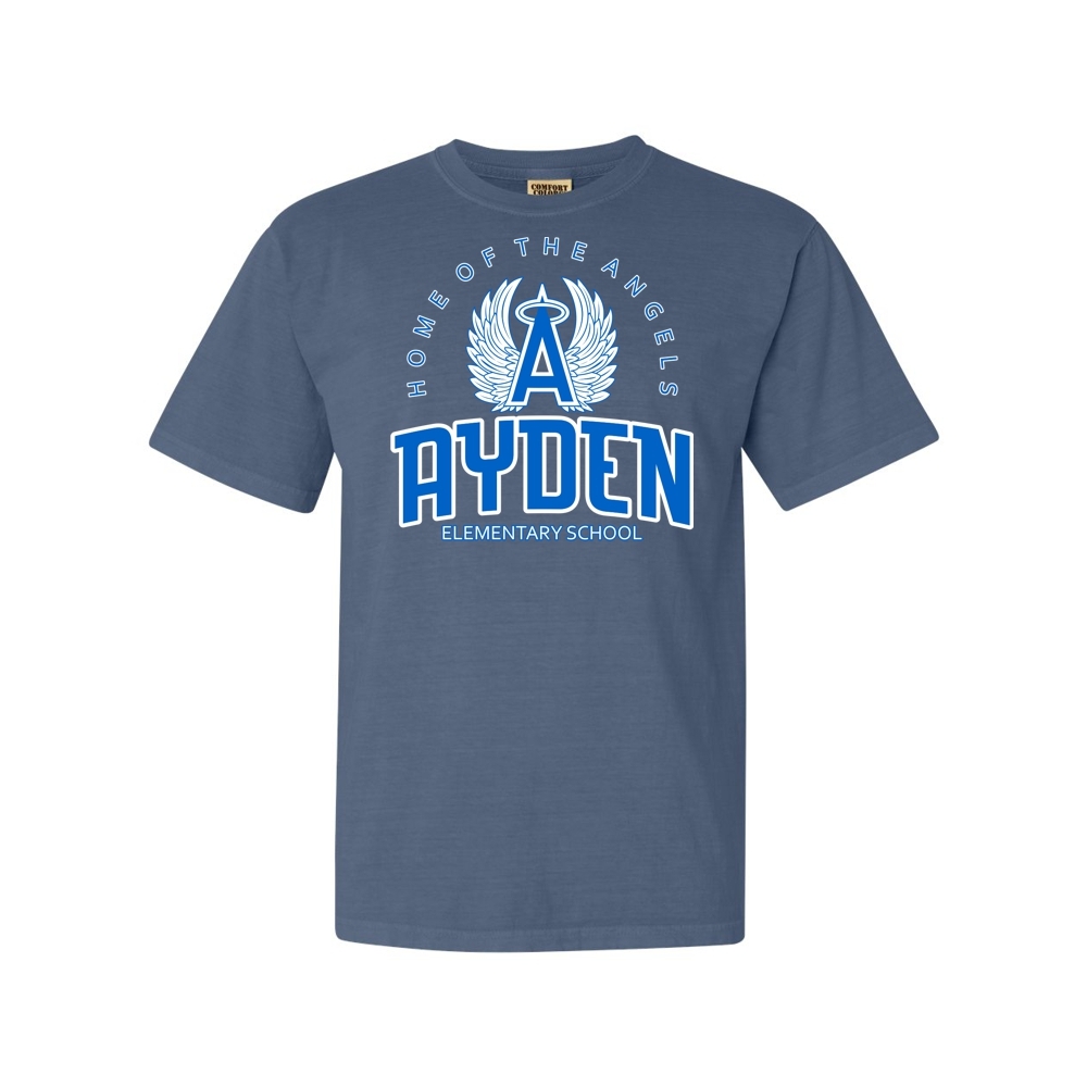 Ayden Elementary | Home of Angels Logo | Comfort Colors | Multiple Colors