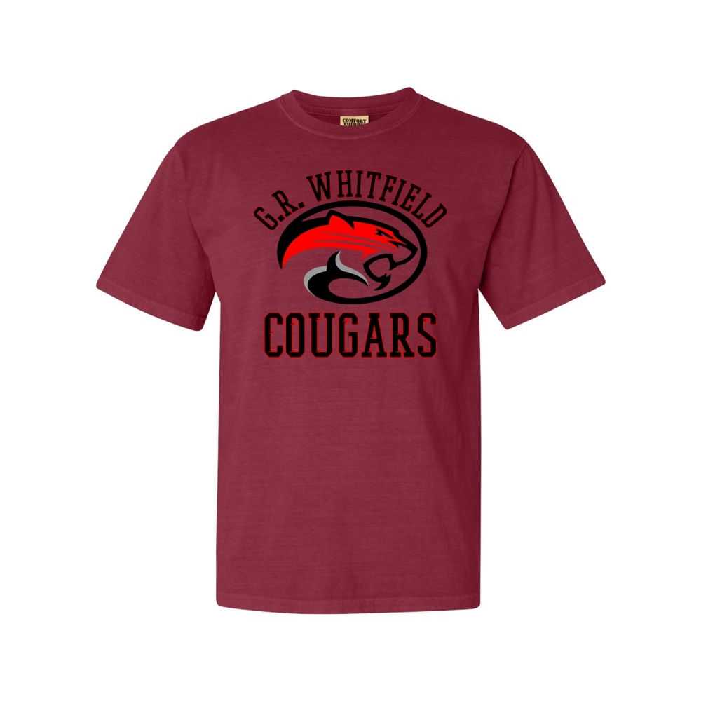 GR Whitfield | Cougar Head Logo | Comfort Colors | Multiple Colors