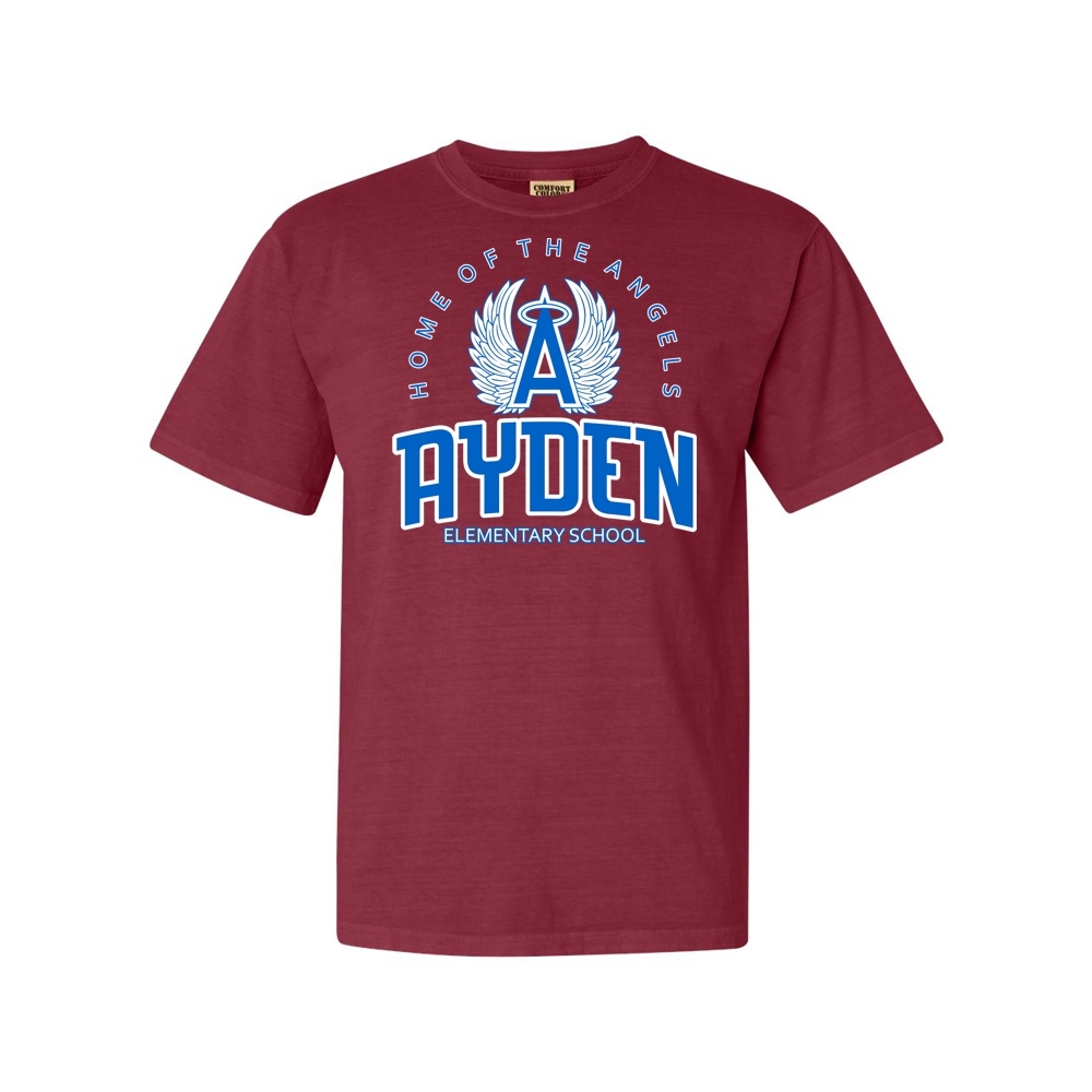 Ayden Elementary | Home of Angels Logo | Comfort Colors | Multiple Colors