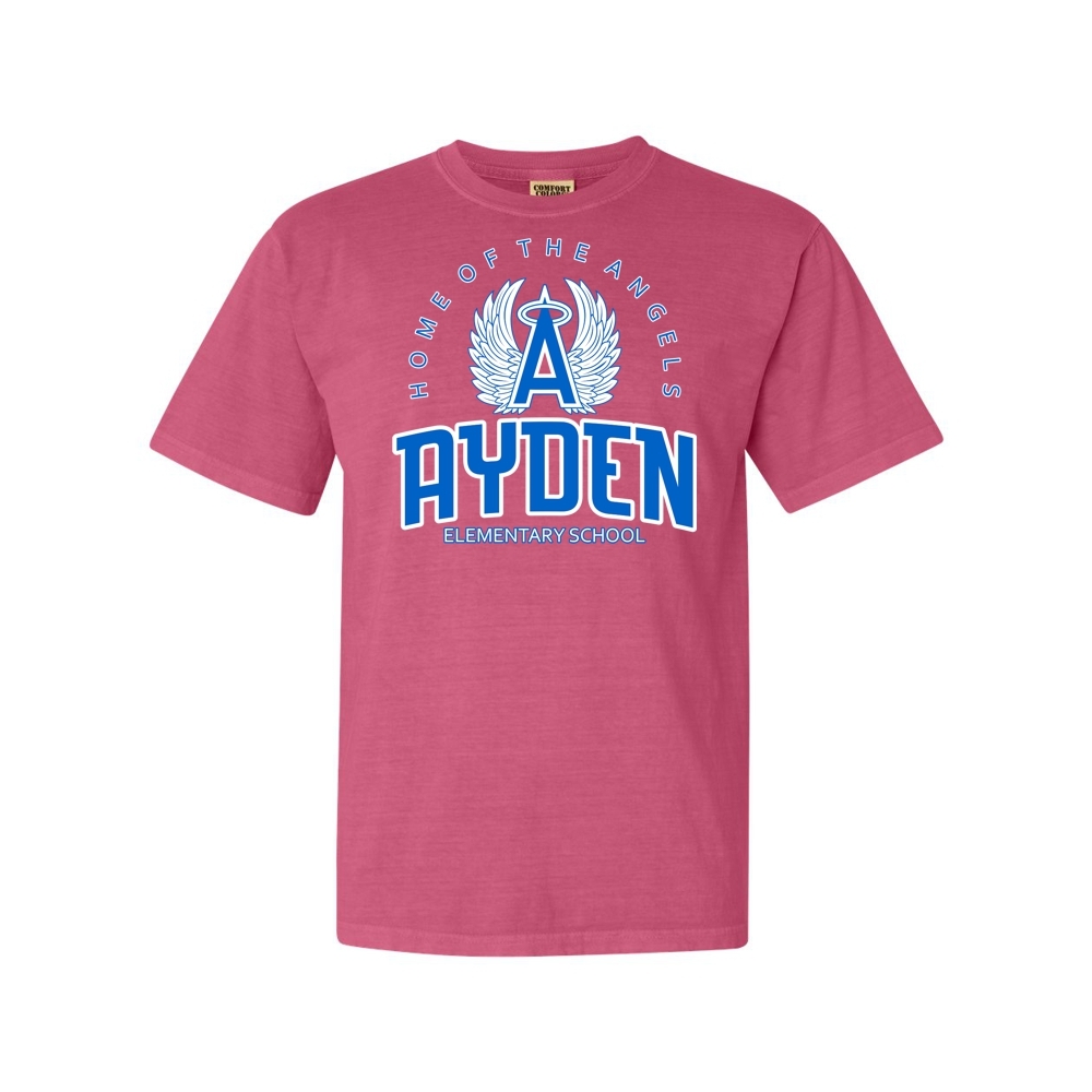 Ayden Elementary | Home of Angels Logo | Comfort Colors | Multiple Colors