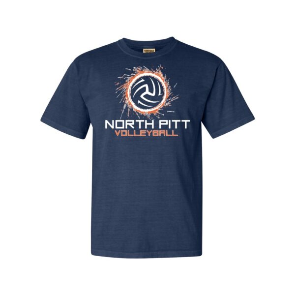 North Pitt Volleyball | Spark Logo | Short-Sleeve Comfort Colors