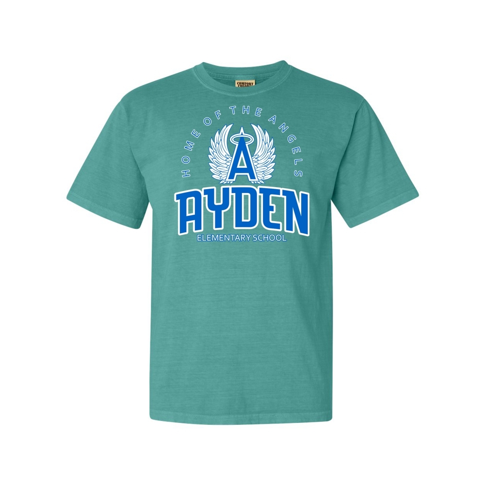 Ayden Elementary | Home of Angels Logo | Comfort Colors | Multiple Colors