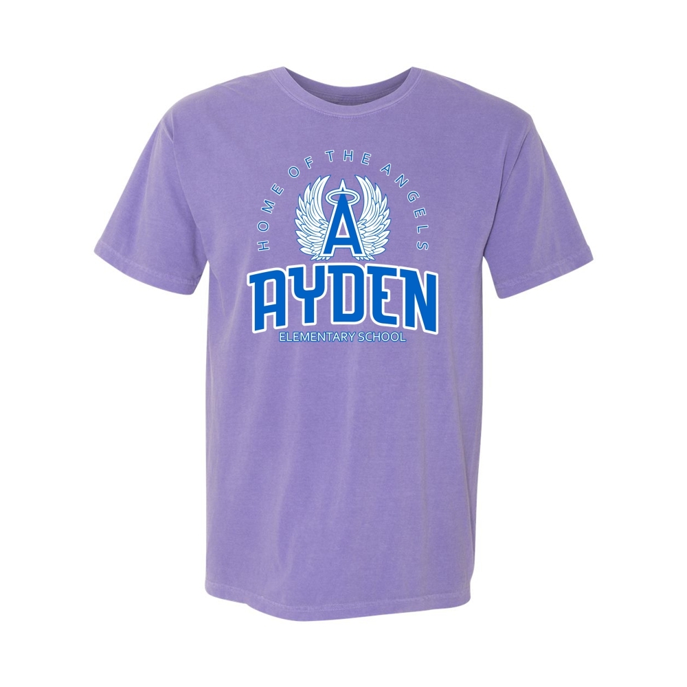 Ayden Elementary | Home of Angels Logo | Comfort Colors | Multiple Colors