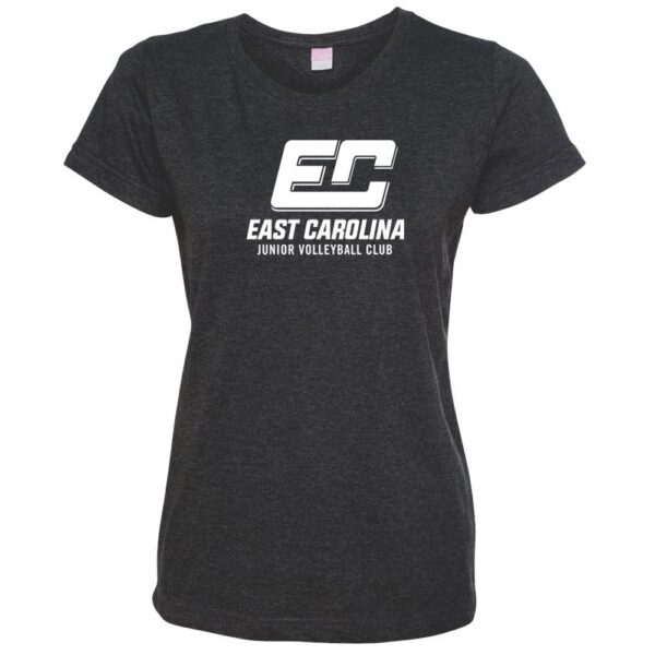 Alternative view of ECJVC Ring Spun Cotton Tee | 1 Color Logo | Multiple Colors