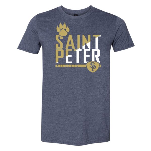 Alternative view of Saint Peters Wildcats Cotton Tee | Multiple Colors
