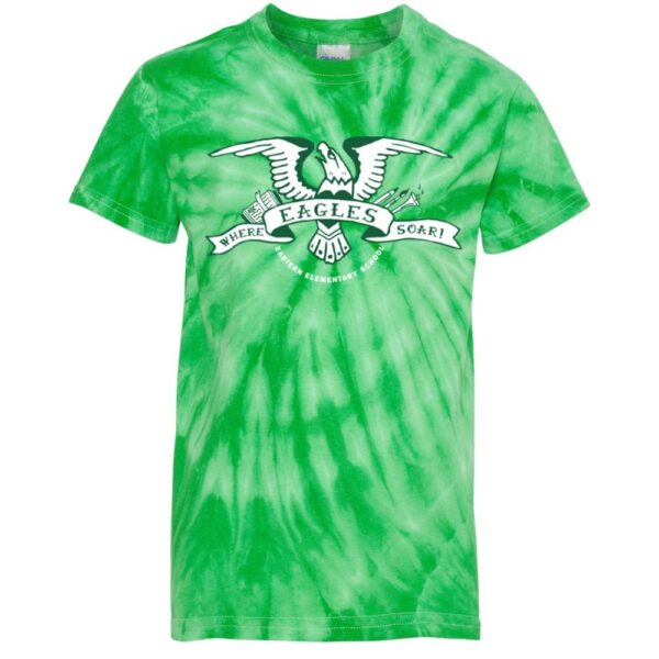 2018 Eagles Soar | Eastern Elementary Tie-Dyed Tee | Green