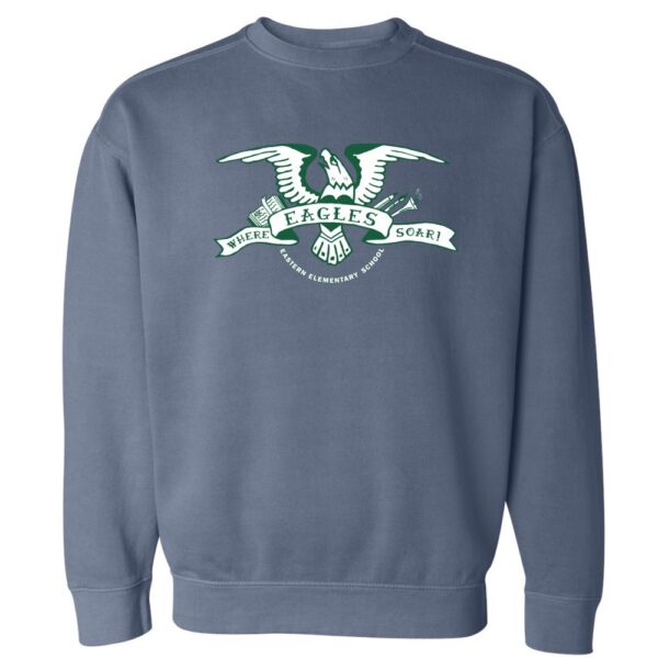 2018 Eagles Soar | Eastern Elementary Comfort Colors Sweatshirt | Blue Jean