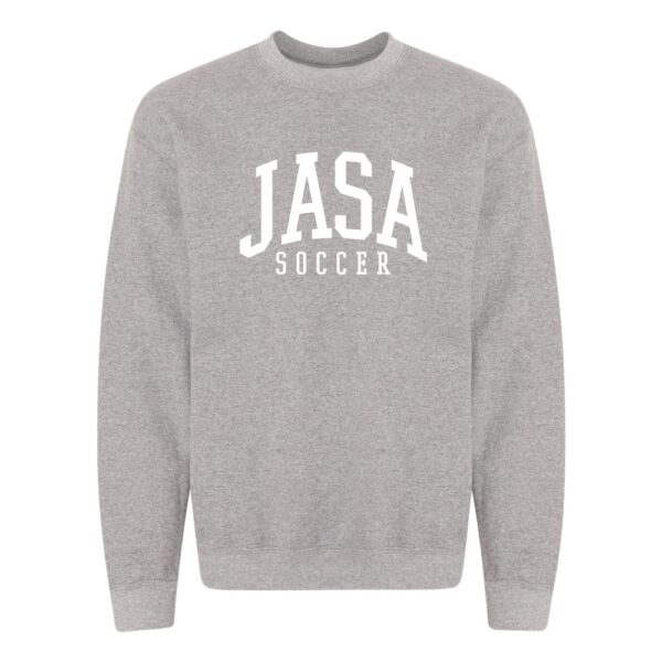 Alternative view of JASA Soccer | Arch Logo |  Crewneck Sweatshirt | Multiple Colors