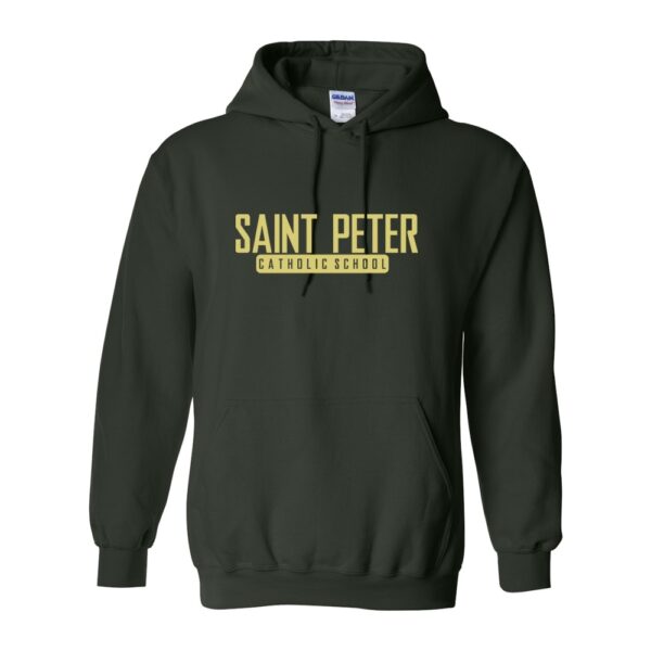 Alternative view of Saint Peter Block | Hooded Cotton Sweatshirt | Multiple Colors