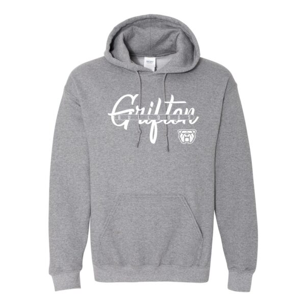 Grifton School | Script  Design | Cotton Hooded Sweatshirt | Multiple Colors