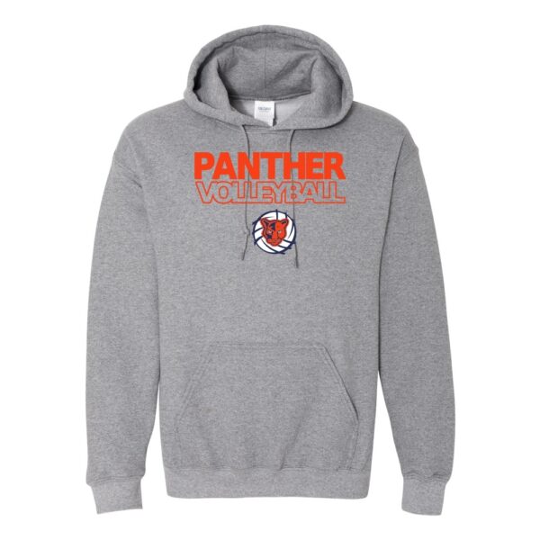 Alternative view of North Pitt Volleyball | Word Logo |  Hooded Sweatshirt