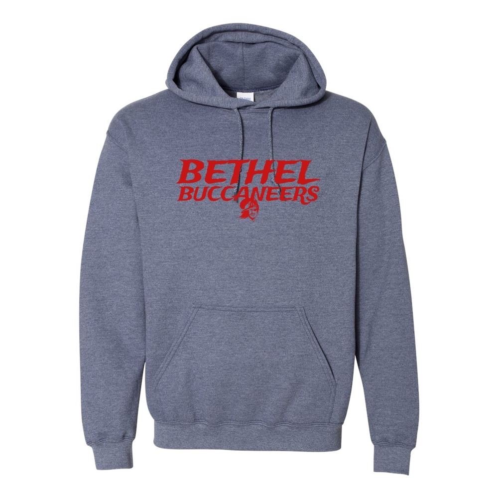 Bethel School | Bethel Trade Winds Logo |  Cotton Hooded Sweatshirt | Multiple Colors