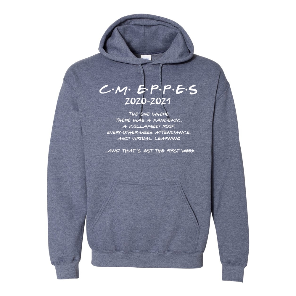 CM Eppes Bulldogs Cotton Hooded Sweatshirt | The One With All The Things