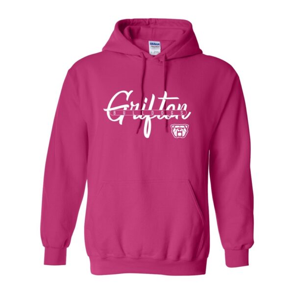 Grifton School | Script  Design | Cotton Hooded Sweatshirt | Multiple Colors