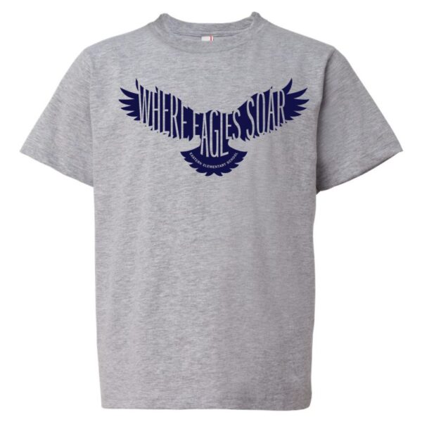 2017 Eagles Soar | Eastern Elementary Cotton Tee | Heather Grey