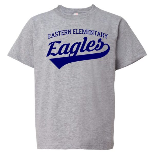 Eastern Elementary Script Cotton Tee | Heather Grey