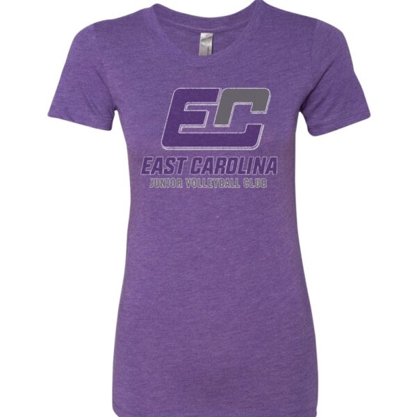 ECJVC Distressed Logo Triblend T-Shirt | Multiple Colors | Sizes for Whole Family
