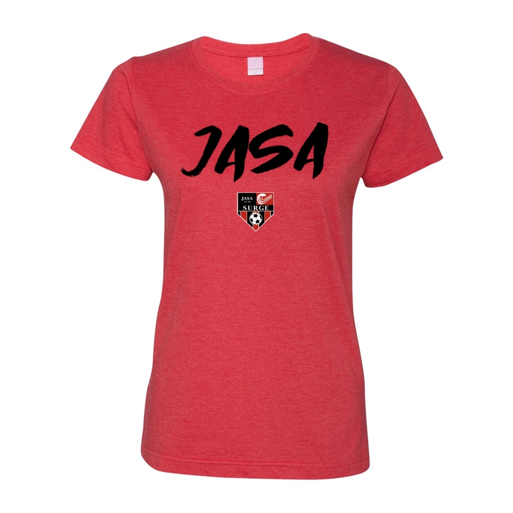 JASA Soccer | Brush Logo |  Cotton T-Shirt | Multiple Colors | Sizes for Whole Family - Image 3