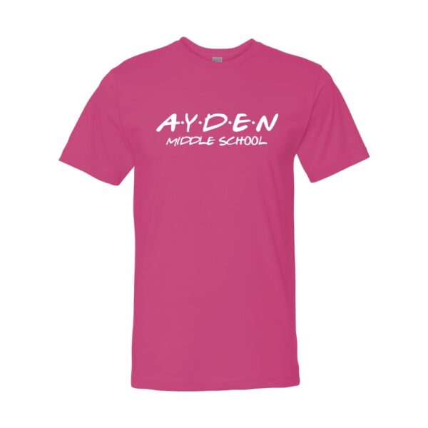 Ayden Middle | Ayden Friends Logo | Cotton T-Shirt | Multiple Colors