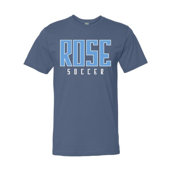 JH Rose Soccer Cotton Tee | Rose Soccer Word Logo | Multiple Colors