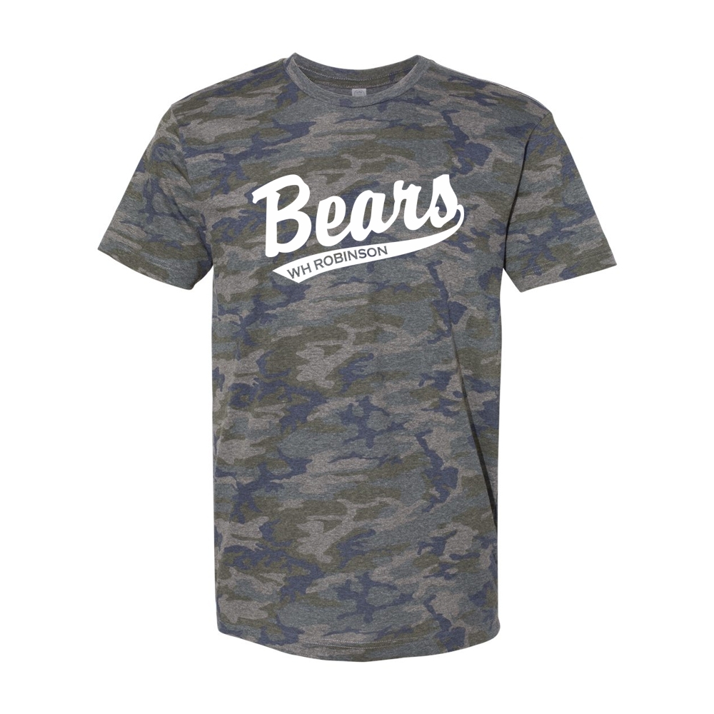 WH Robinson | Bears Script | Cotton T-Shirt | Multiple Colors - Image 7