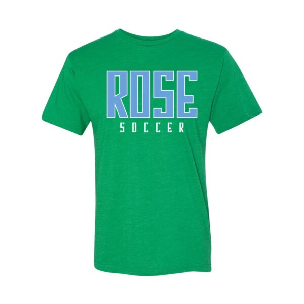 Alternative view of JH Rose Soccer Cotton Tee | Rose Soccer Word Logo | Multiple Colors