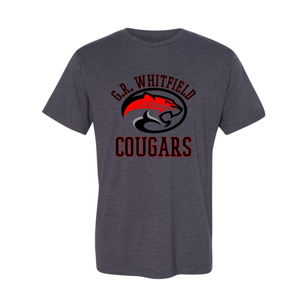 GR Whitfield | Cougar Head Logo | Cotton Tee | Multiple Colors