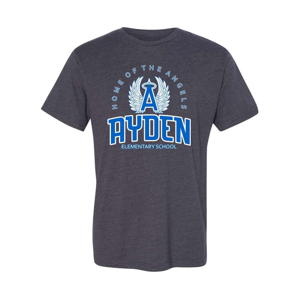 Ayden Elementary | Home of Angels Logo |  Cotton T-Shirt | Multiple Colors