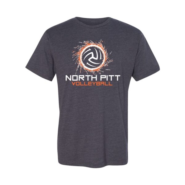 North Pitt Volleyball | Spark Logo | Cotton T-Shirt | Multiple Colors | Sizes for Whole Family