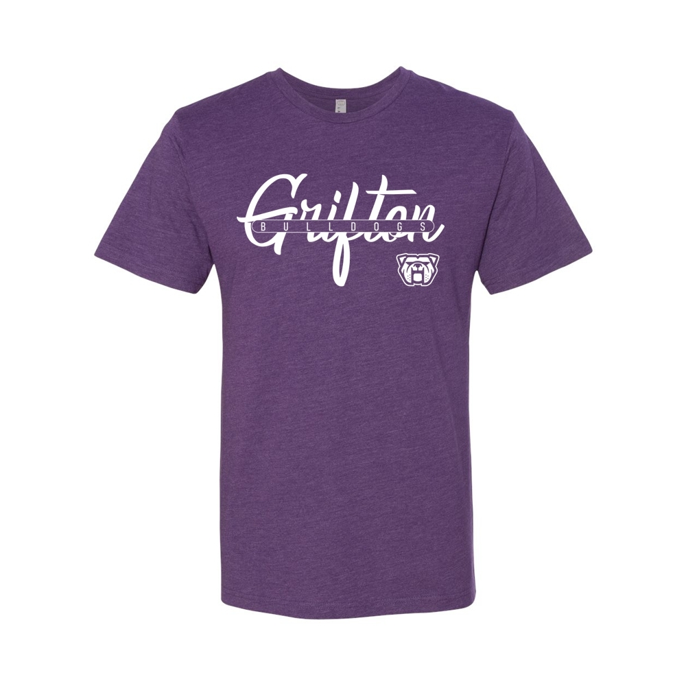 Grifton School | Script Design |  Cotton Tee | Multiple Colors