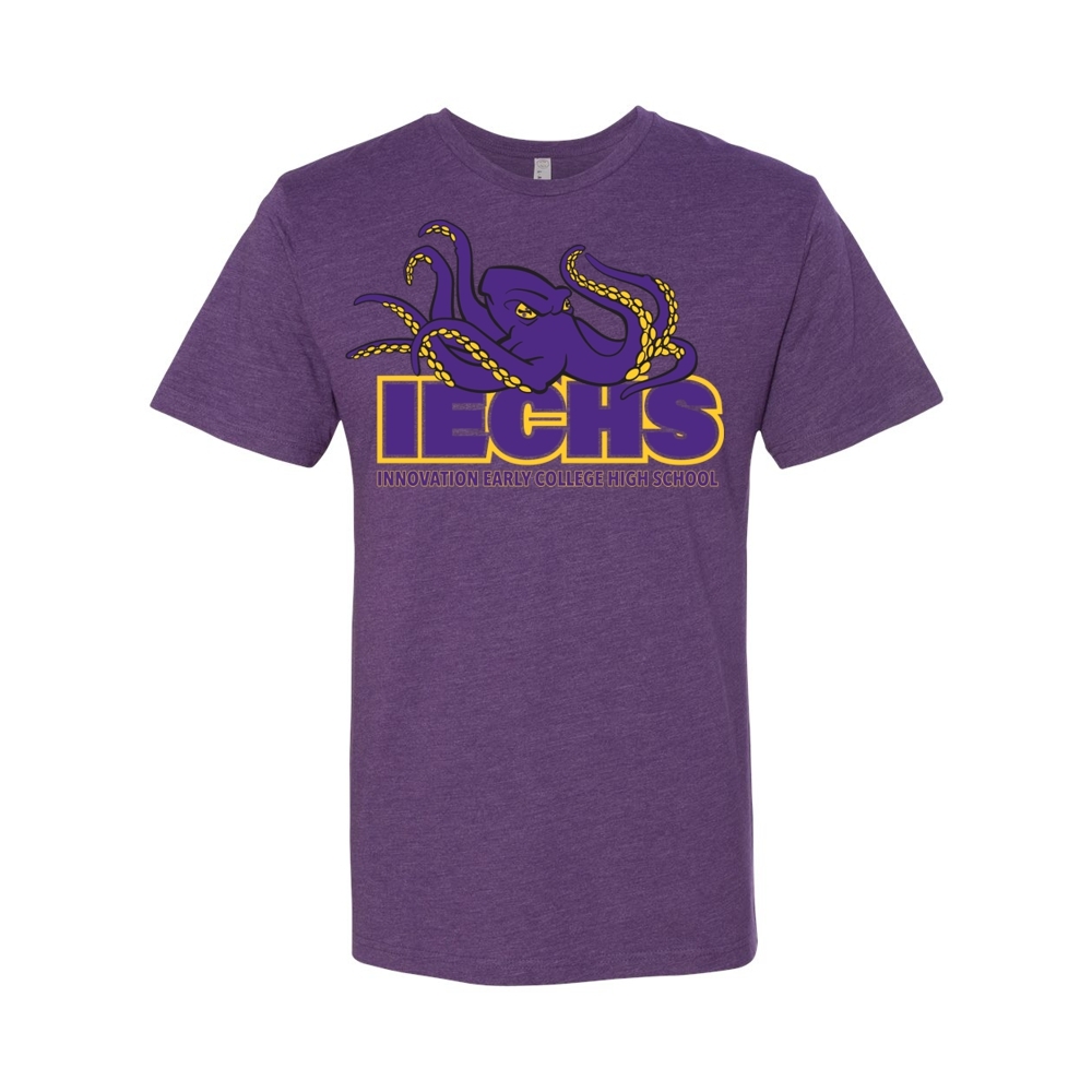 IECHS | Full Chest Main Logo | Cotton T-Shirt | Multiple Colors - Image 3