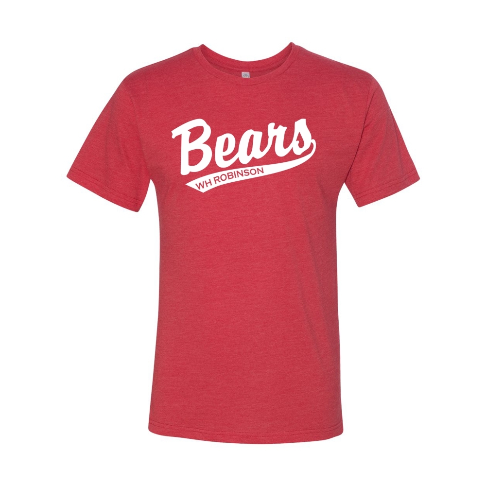 WH Robinson | Bears Script | Cotton T-Shirt | Multiple Colors - Image 2