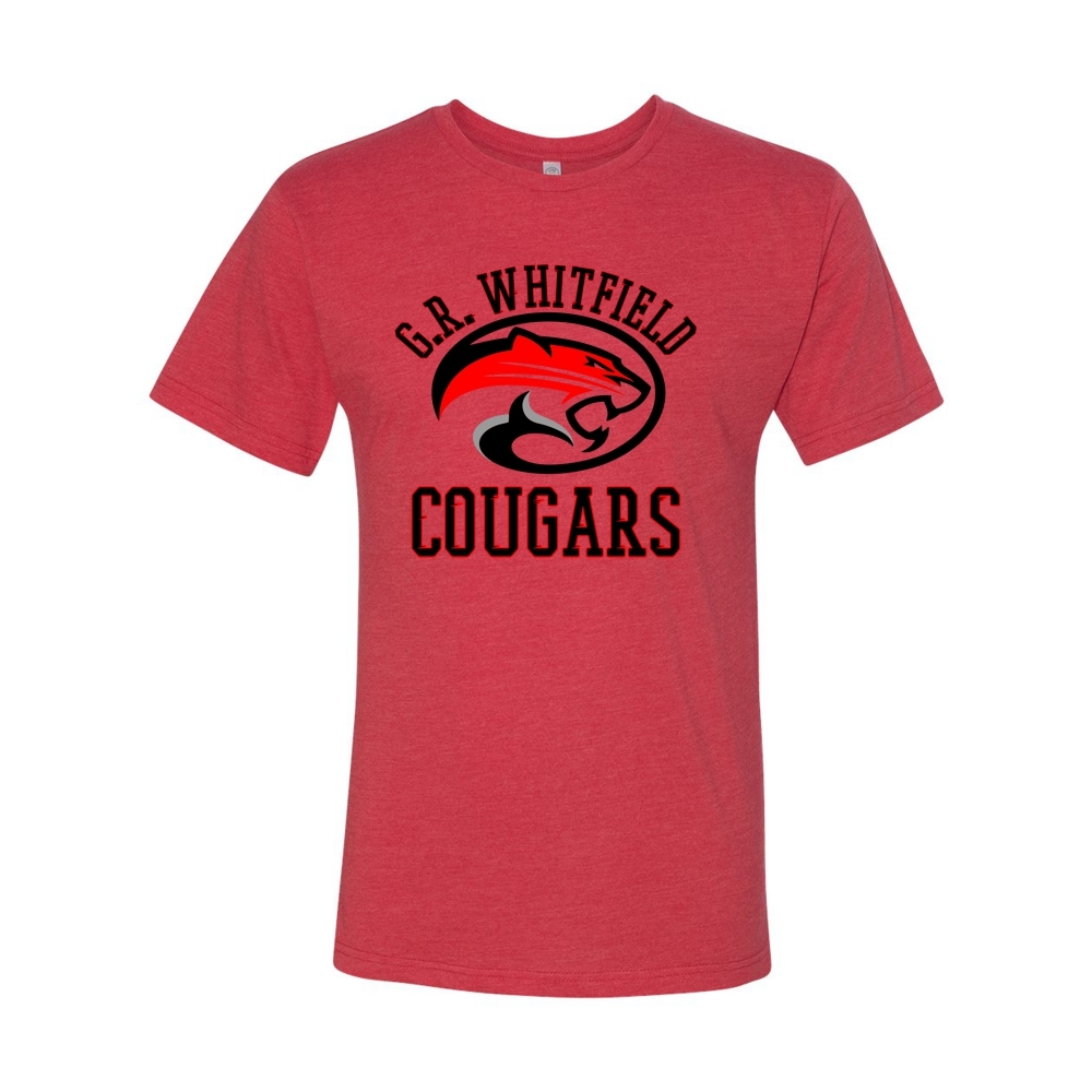 GR Whitfield | Cougar Head Logo | Cotton Tee | Multiple Colors