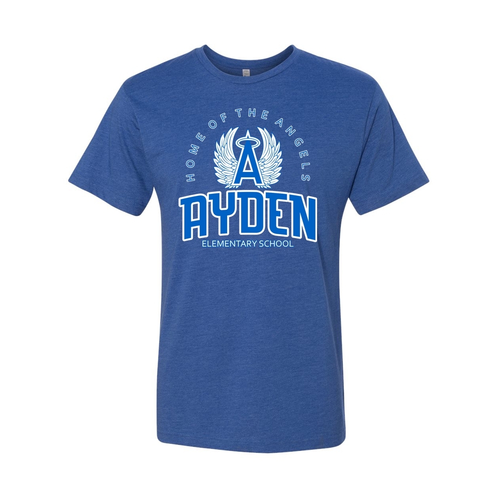 Ayden Elementary | Home of Angels Logo |  Cotton T-Shirt | Multiple Colors