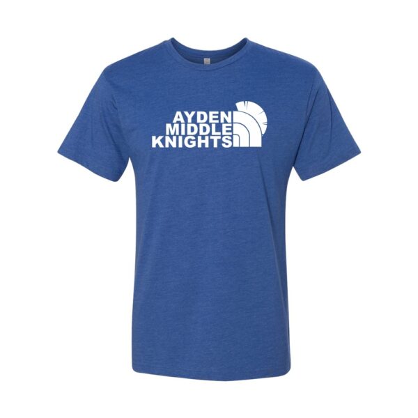 Ayden Middle | Ayden Middle Knights Logo |Cotton T-Shirt | Multiple Colors