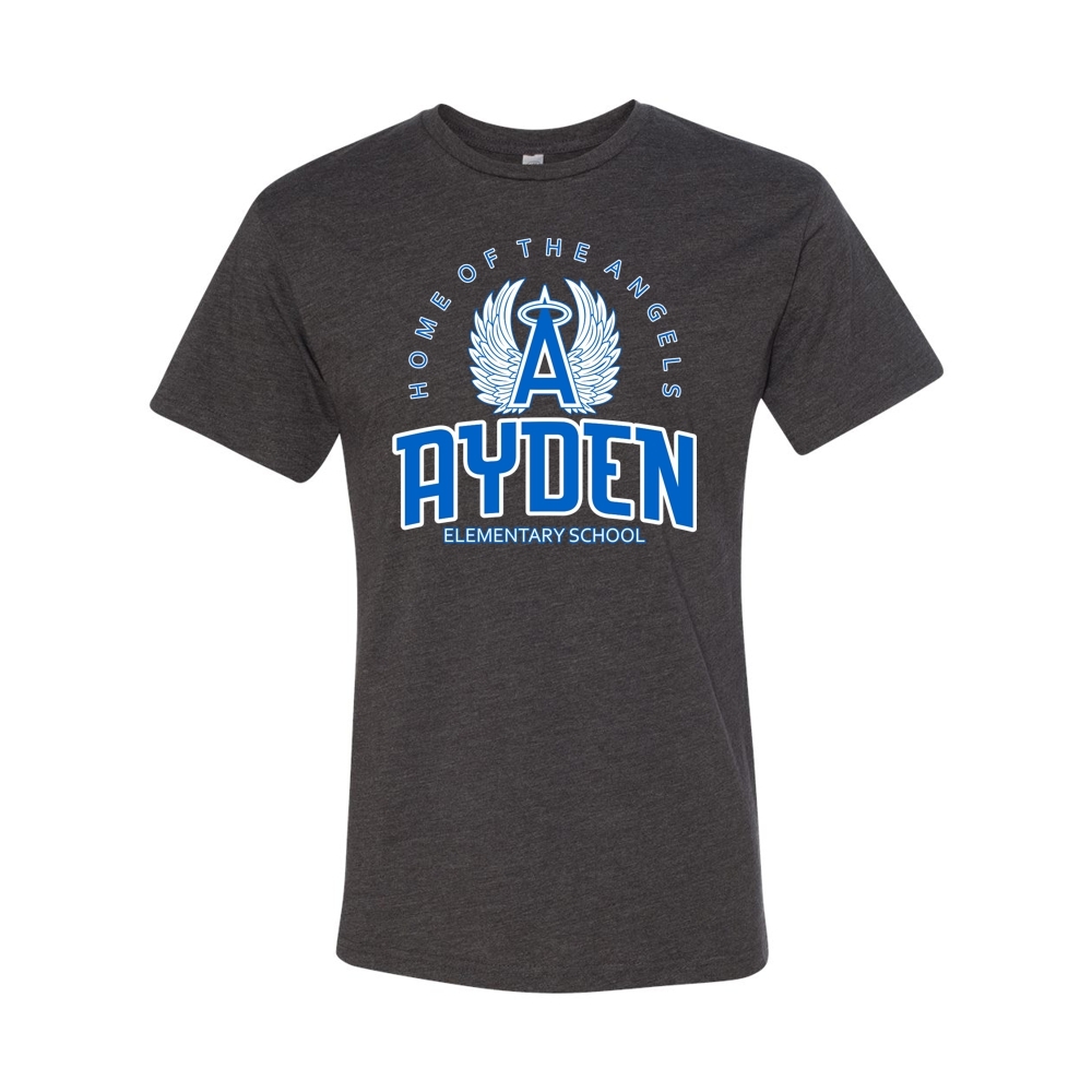Ayden Elementary | Home of Angels Logo |  Cotton T-Shirt | Multiple Colors