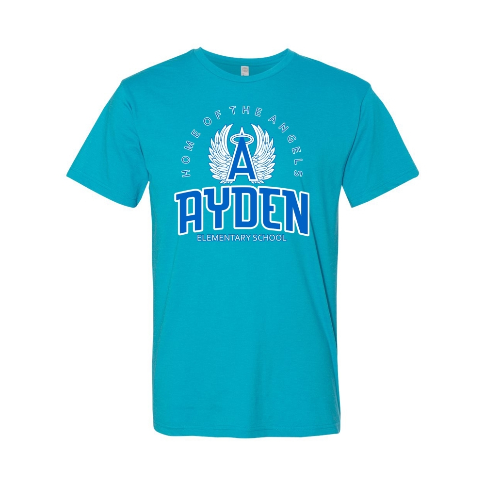 Ayden Elementary | Home of Angels Logo |  Cotton T-Shirt | Multiple Colors