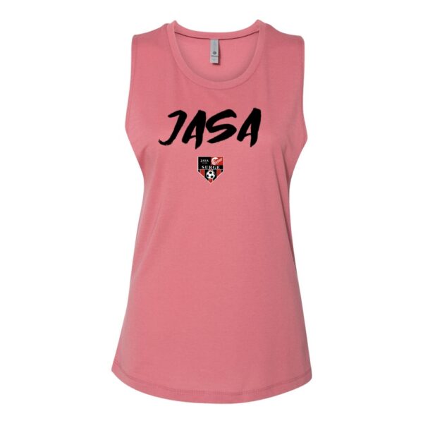 JASA Soccer | Brush Logo |  Women's Muscle Tank
