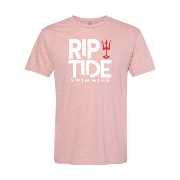 Riptide Swimming  Block Logo | Unisex  Next Level Tri-Blend Tee