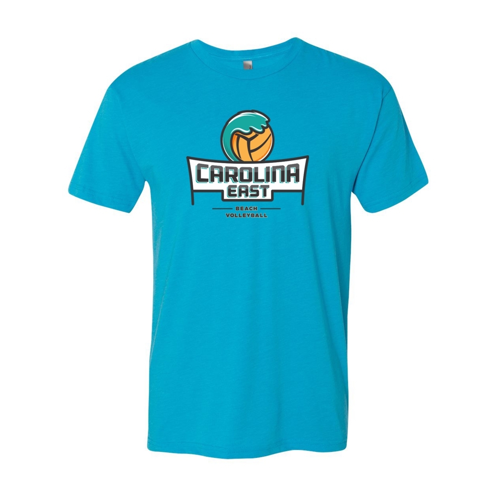 Carolina East Beach Volleyball | Unisex  Next Level Tri-Blend Tee