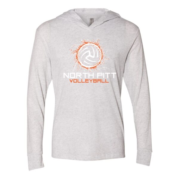North Pitt Volleyball | Spark Logo | Unisex Hooded Triblend T-Shirt | Multiple Colors