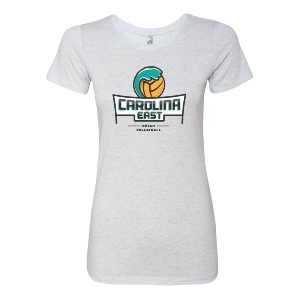 Alternative view of Carolina East Beach Volleyball | Ladies Next Level Tri-Blend Tee
