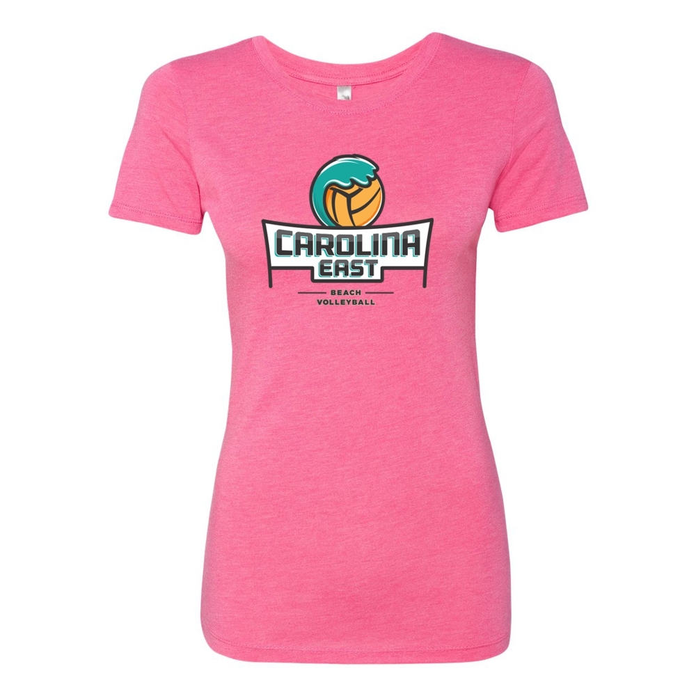 Carolina East Beach Volleyball | Ladies Next Level Tri-Blend Tee - Image 5