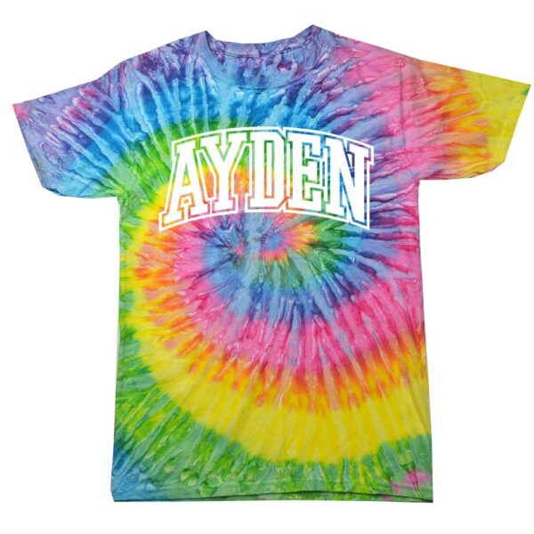 Ayden Schools | Tie Dye Cotton Tee | Ayden Arch Logo | Multiple Colors