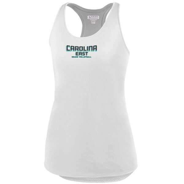Carolina East Beach Volleyball | Women's Sojourner Tank | Small Word Logo Center