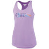EC Beach | Women's Sojourner Tank | Orange Wave Word Logo