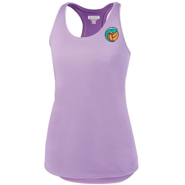 Carolina East Beach Volleyball | Women's Sojourner Tank | Ball Logo, Shoulder Print