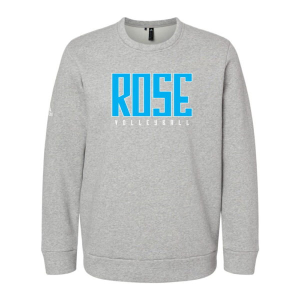 Rose Volleyball | Blue Rose | Adidas Fleece Crewneck